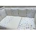 Комплект в круглую (овальную) кроватки Мозаика-56 18 предметов