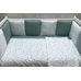 Комплект в круглую (овальную) кроватки Мозаика-71 18 предметов