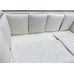 Комплект в круглую (овальную) кроватки Мозаика-84 18 предметов
