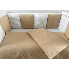 Комплект в круглую (овальную) кроватки Мозаика-91 18 предметов