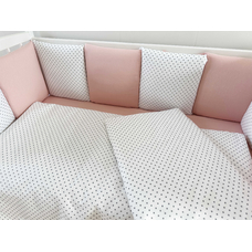 Комплект в круглую (овальную) кроватки Мозаика-92 18 предметов