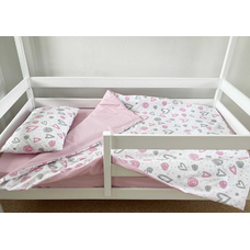 Комплект в детскую кровать 80х160 см 3 предмета (кпб-тд-19)