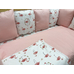 Комплект в кроватку Фламинго (розовый)